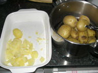 épluchage des pommes de terre